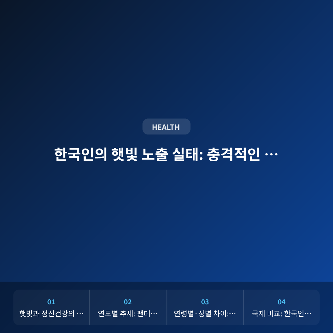 광합성의 효과: 햇빛이 정신건강에 미치는 과학적 증거 이미지 2
