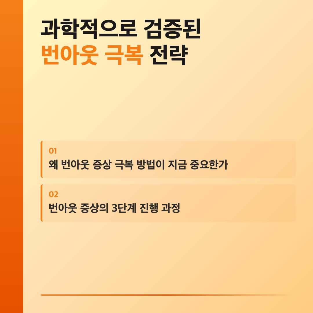 번아웃 증상 극복 방법 직장인을 위한 실전 가이드 이미지 3
