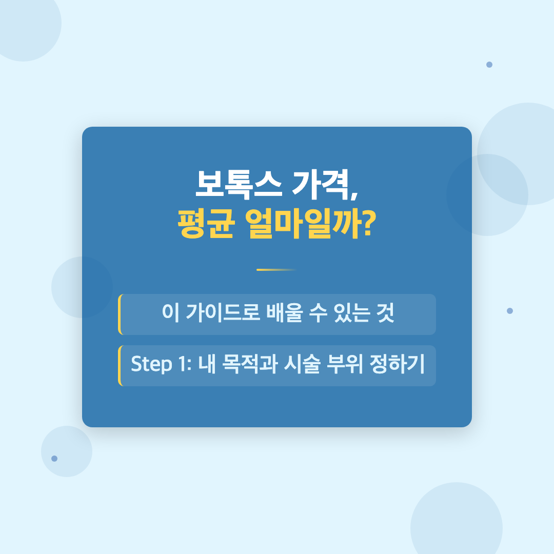 보톡스 가격, 평균 얼마일까? 병원별 비용 차이와 현명한 선택법 이미지 2