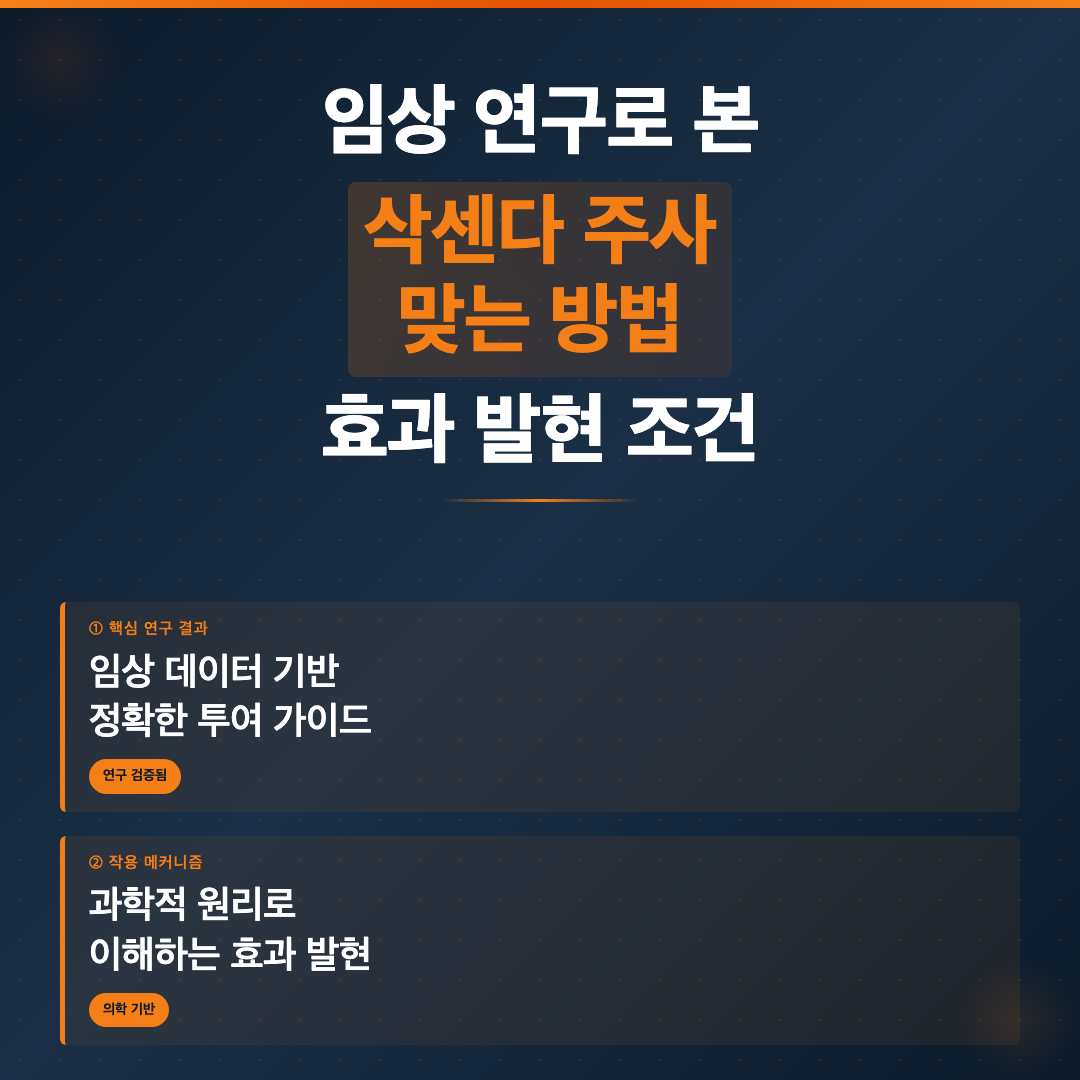삭센다 주사 맞는 방법: 임상 연구로 보는 정확한 투여 가이드 이미지 4