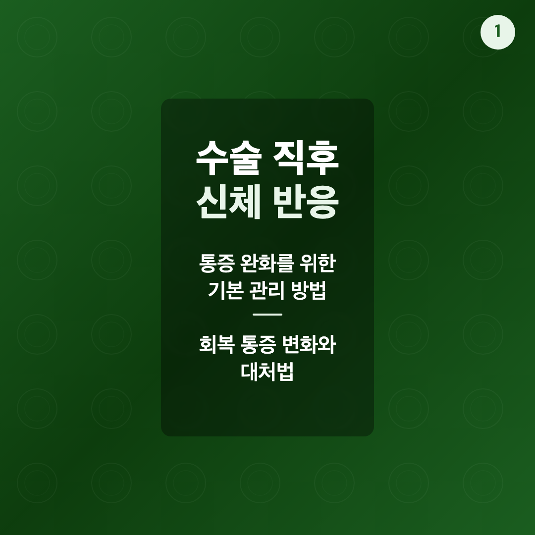 지방흡입 수술 후 통증 관리와 회복을 위한 실제 방법