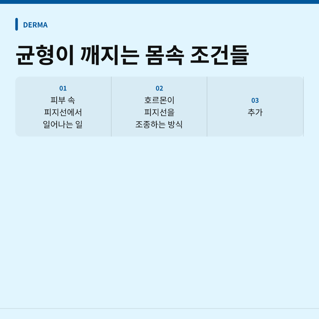 여드름 호르몬 영향 이해 이미지 3